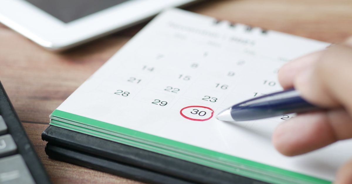 Calendar planning schedule