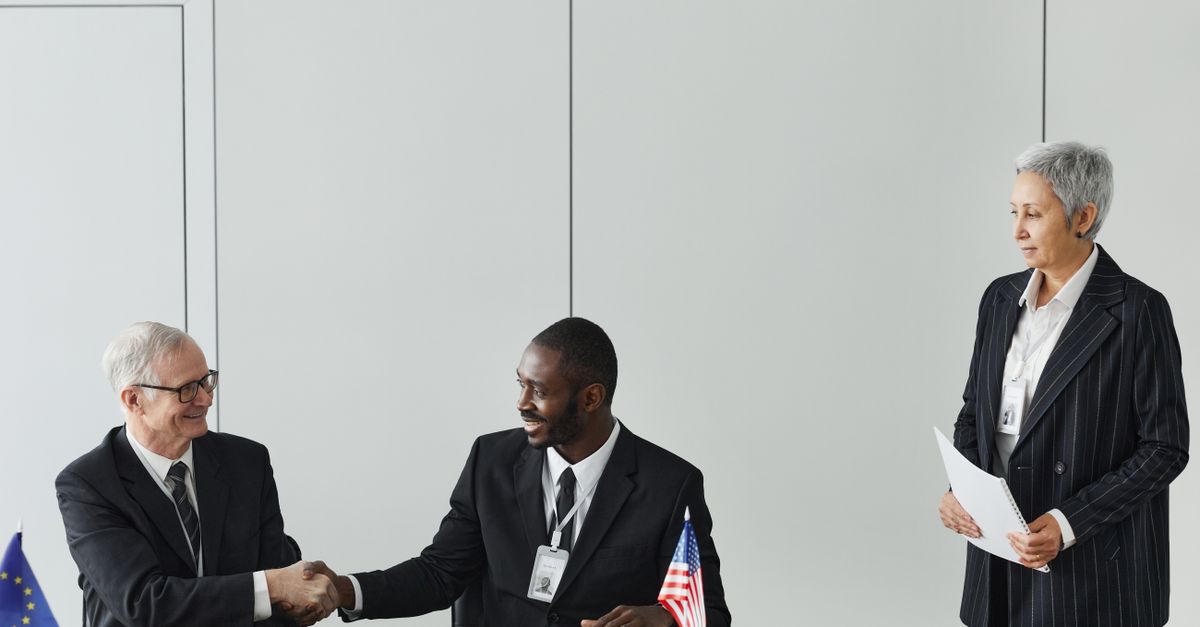 International business handshake