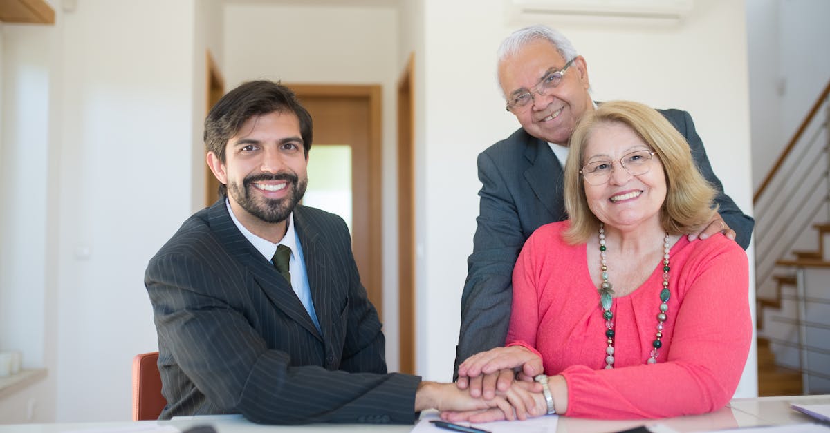 Financial advisor with family