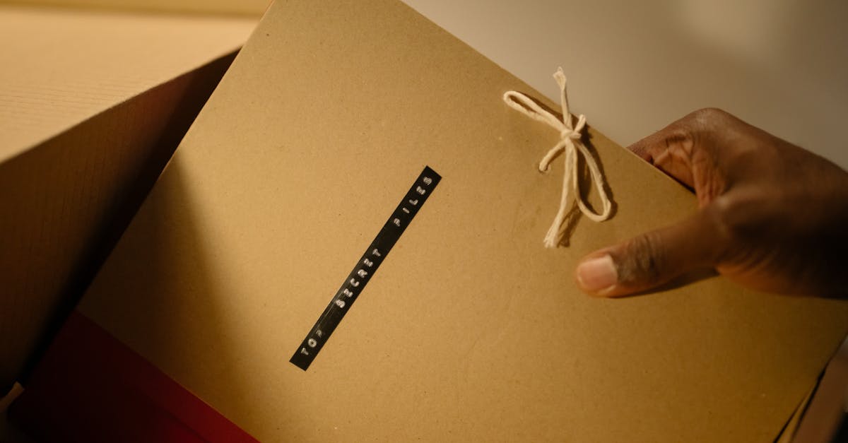 Confidential documents folder