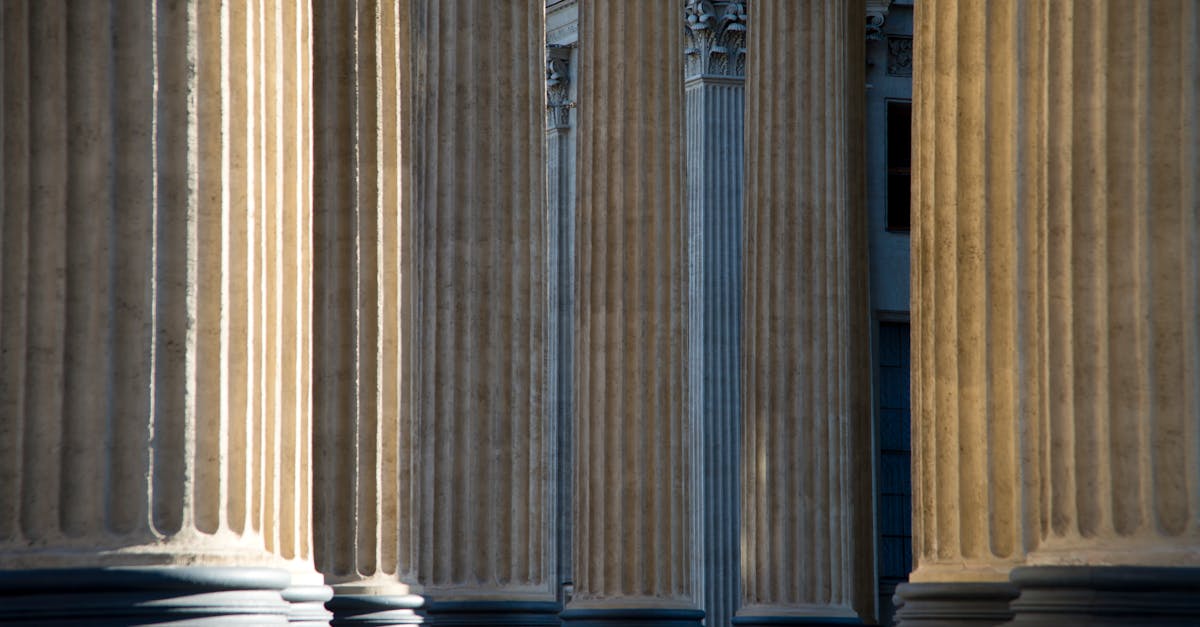 Classical building columns