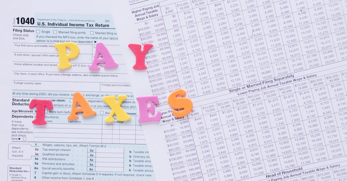 Us tax forms 1040