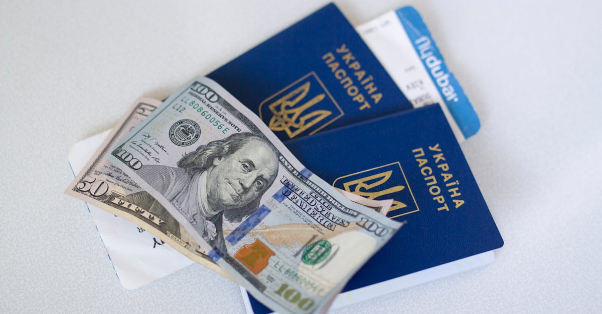 American passport and dollars
